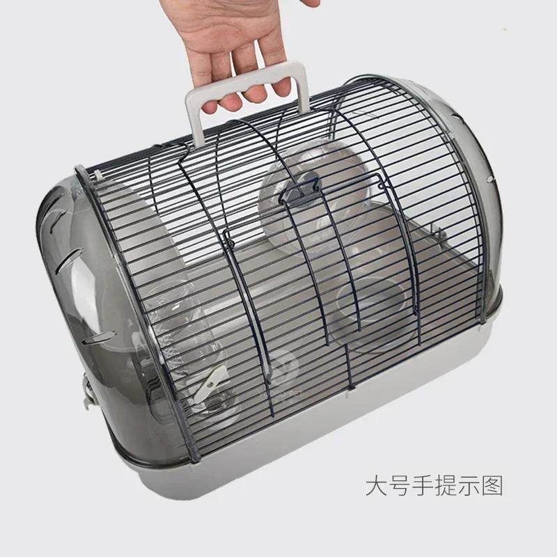 Iron Luxury Hamster Nest  Portable Japanese Hamster Cage  Breathable Viewing Cage  Durable Rodent Playhouse