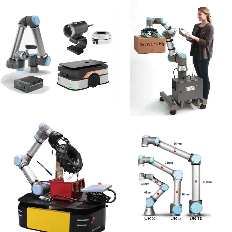 Collaborative Inspection UR15 With 3D Vision AI Defect Detection System For Electronics Automotive Parts Quality