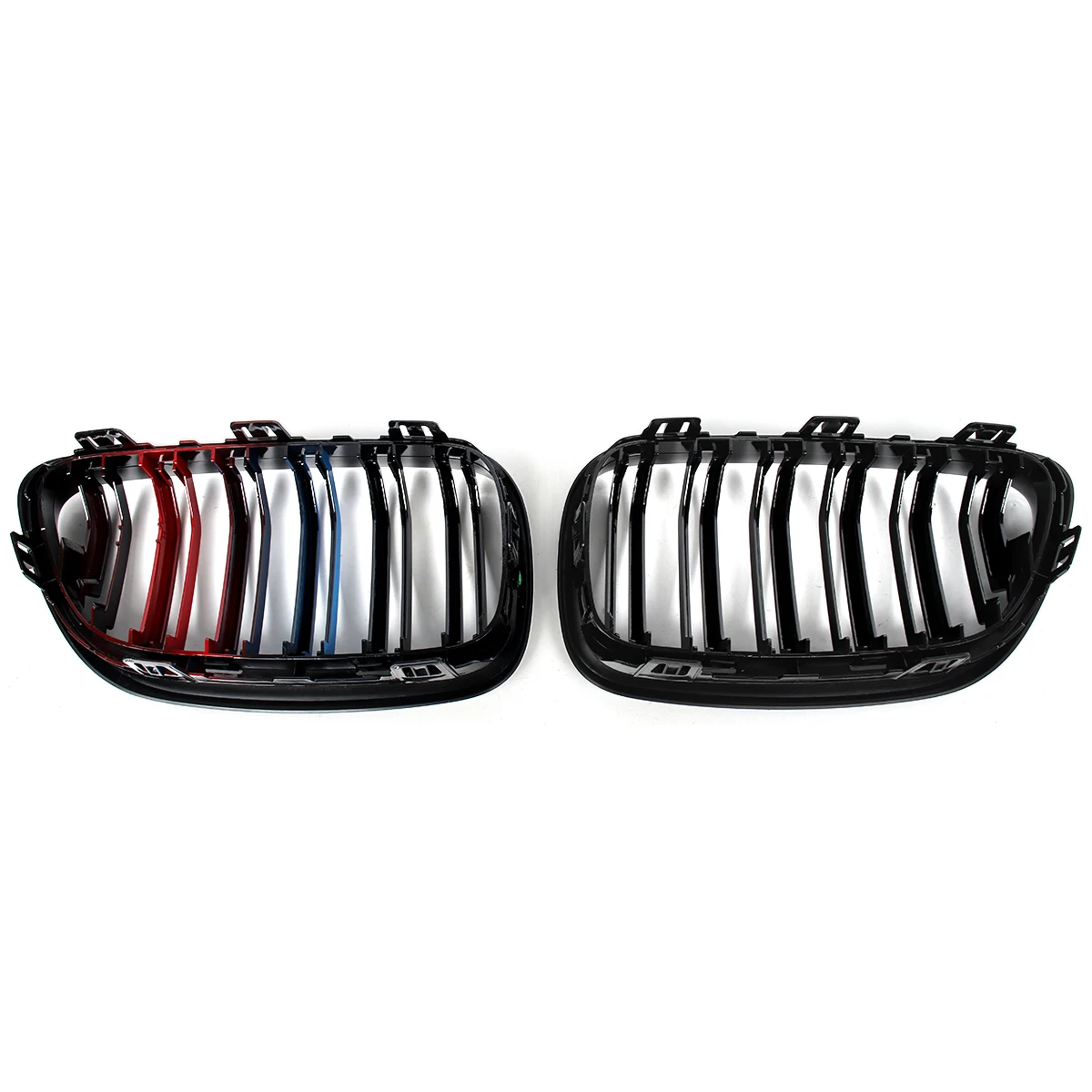 شواية M-Color لسيارة BMW F22 F23 F87 M2 2014-2018-2021 شبكة الكلى الأمامية LH + RH #6