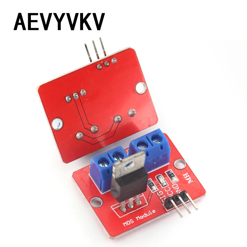 0-24V Top Mosfet Button IRF520 MOS Driver Module For Arduino MCU ARM Raspberry pi