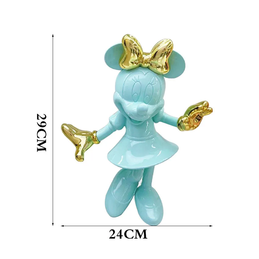 Disney Welkom Galvaniserende Mickey Minnie Pop Creatieve Luxe Cartoon Decoraties Trend Ornamenten Speelgoed Vakantie Kerstcadeau