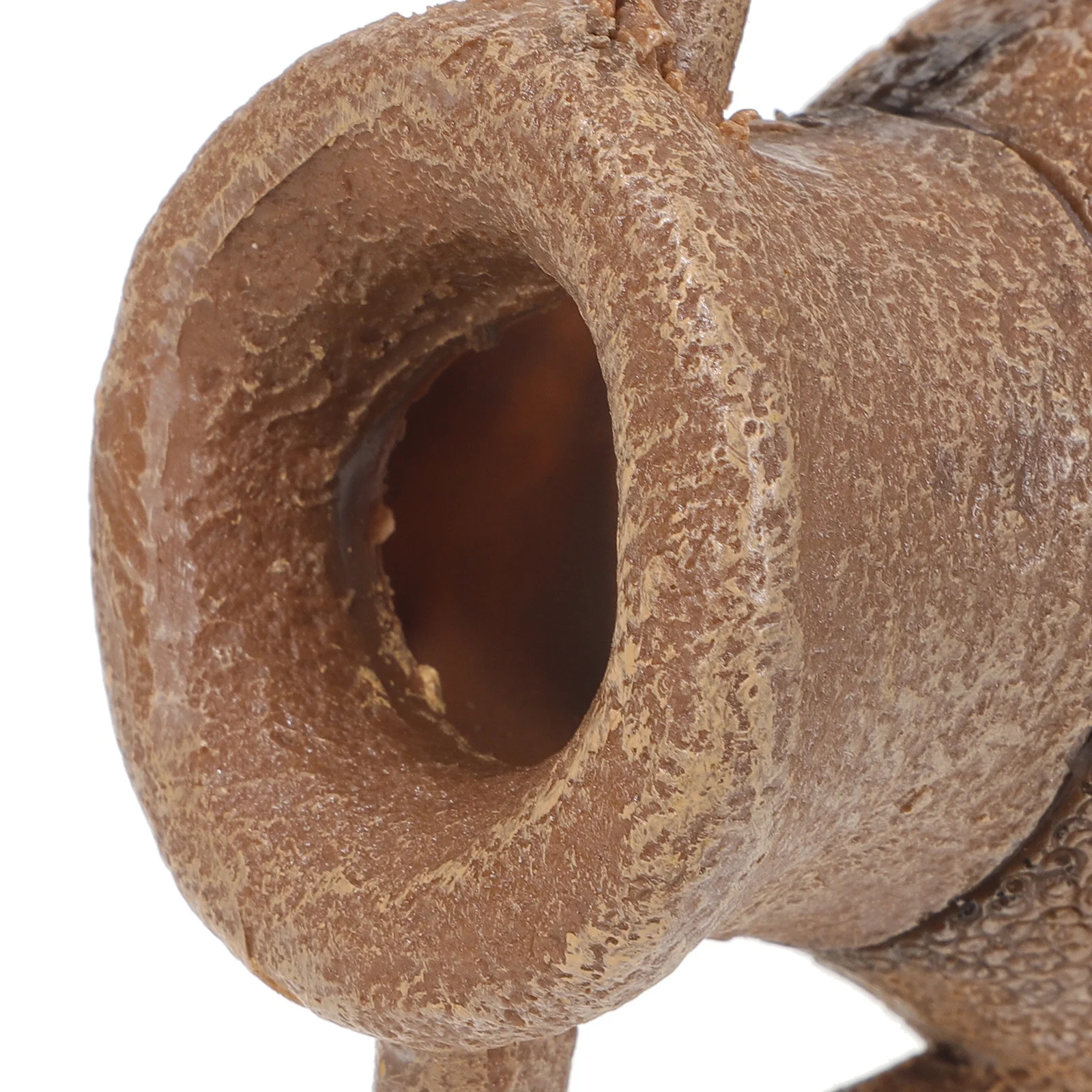 

Compact Reptile Cave Decor Safe Hideout for Small Reptiles Realistic Design Promotes Well-Being Pet Habitat Reptile Cave