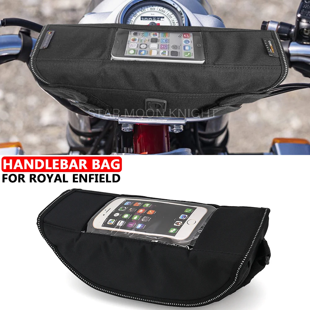 

For Royal Enfield Bullet Trials 500 Classic 500 Meteor350 Bullet Motorcycle Waterproof Bag Storage Handlebar bag Travel Tool bag