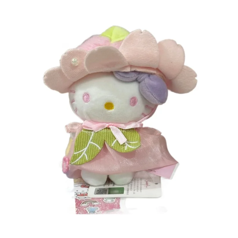 فاكهي الجنة مرحبا كيتي زهر الكرز قزم أفخم المفاتيح قلادة الكرتون حبة سلسلة المفاتيح الديكور هدية