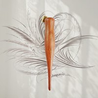 JY Calligraphy Oblique Holder Carrot English Roundhand Engrosser's script solid wood dip pen copperplate flange