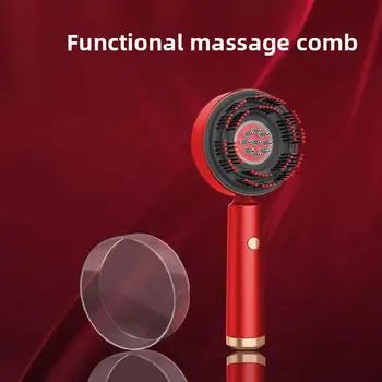 プロフェッショナルヘアサロン頭皮マッサージコーム定温ヘアケアエッセンシャルオイル添加剤経絡ヘッドマッサージコーム 10 best sales 経絡トリマー - №10