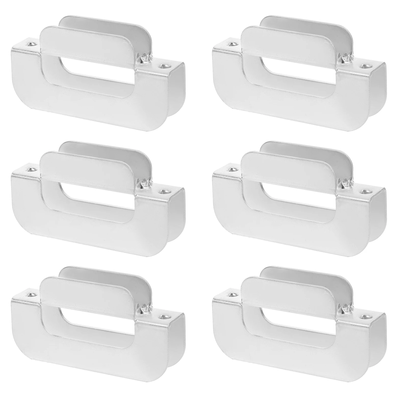 

6pcs Wood Board Brackets 15mm H-Type Clips Heavy Duty Iron Flat Plate Straight Corner Shelf Mounting Hardware for plywood