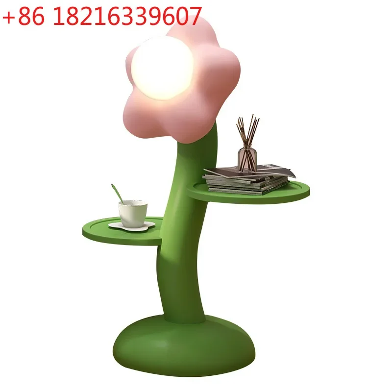 Internet celebrity flower night light living room bedroom bedside resin ornament cartoon simple home crafts