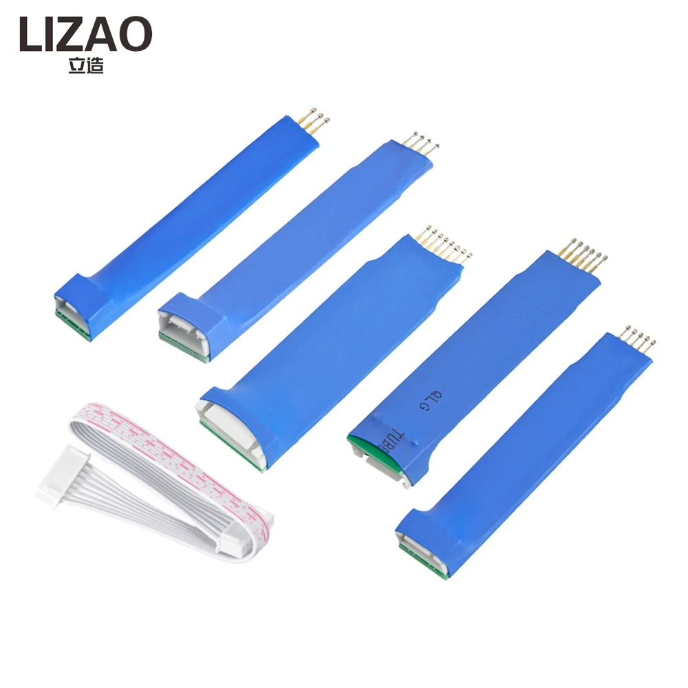 LIZAO 2.54mm 2.00mm 4P Spring Test Needle 4 Foot Support Probe for STC STM32 STM8 MCU Burning Programming view 6