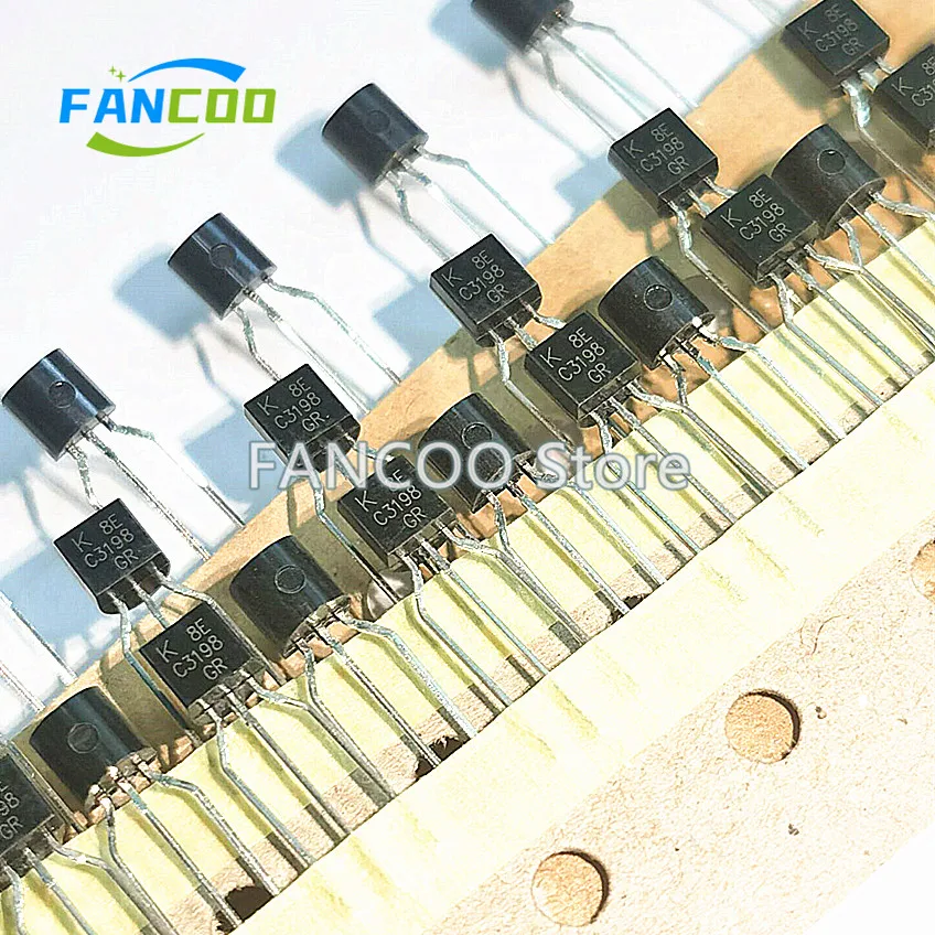 100pcs KTC3198-GR C3198 KTC3198 TO-92 NEW Transistor EPITAXIAL PLANAR NPN TRANSISTOR