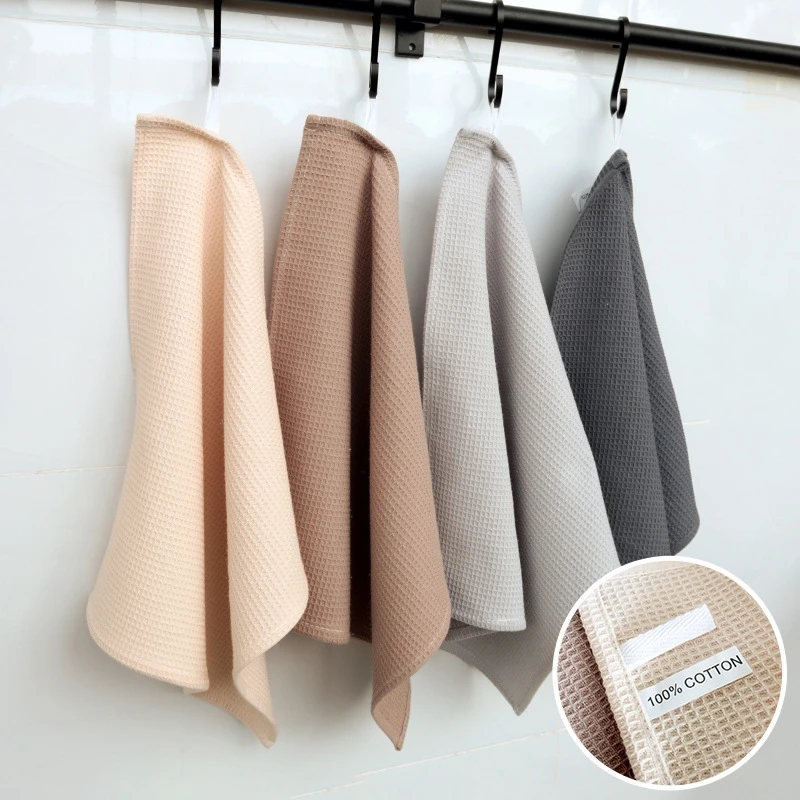 

Cotton Napkins Cloths Blended Plaid Checked Tea Dining Table Decoration Placemats Towel Table Durable Resturant Table use