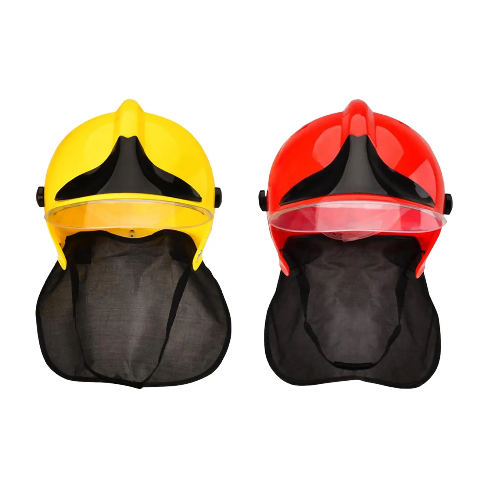 Casco de bombero para niños, accesorio de disfraz divertido, suministros de fiesta, casco de fiesta de bombero para niños y niñas