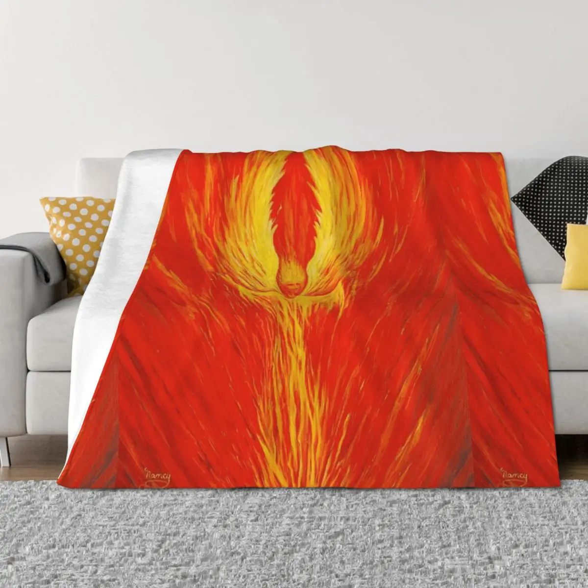 

Angel Fire Throw Blanket Extra Large Throw blankets and throws Blankets For Bed Blankets