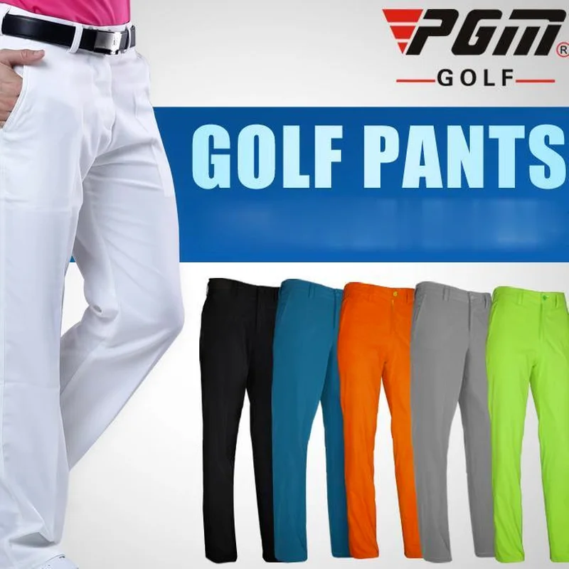 PGM Authentic Golf Pants Men Waterproof Trousers Soft Breathable Golf Clothing Summer Sizes Xxs-xxxl KUZ005