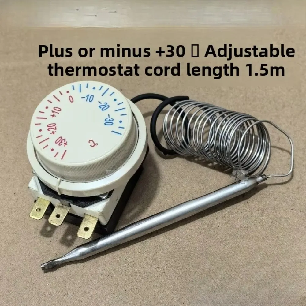 Refrigerator freezer mechanical knob thermostat plus or minus 30 grees