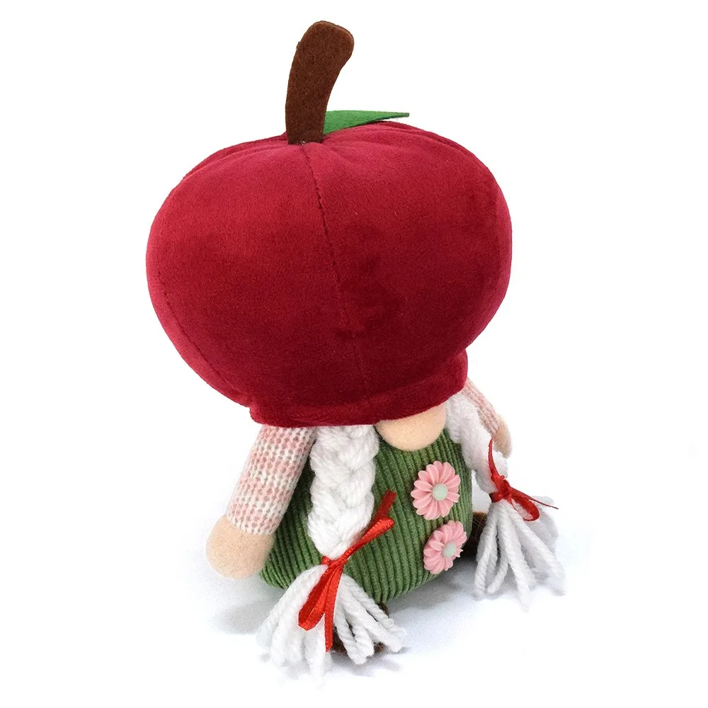 

PP Cotton Red Faceless Doll Soft Collection Rudolf Fruit Dwarf Doll Cartoon Fluffy Gnomes Plush Toys Room Decoration