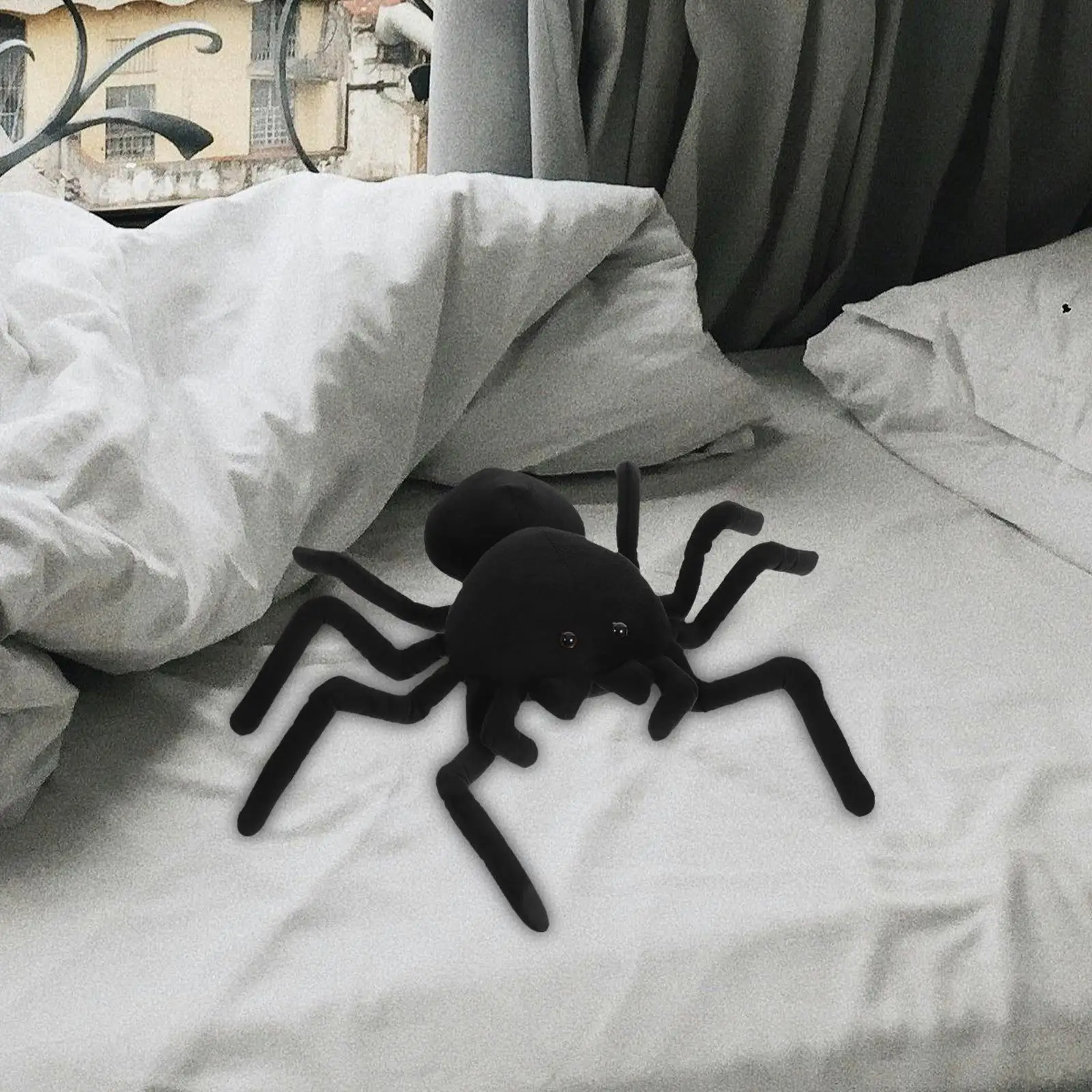 

Spider Plush Black Pillows Stuffed Animal Halloween Lovely Adorable Man