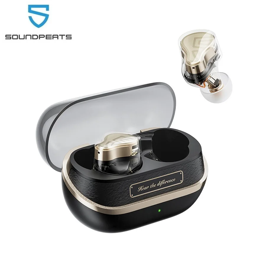 

SoundPEATS H3 Hi-Res Wireless Bluetooth Headphones, LDAC aptX Lossless, 1DD+2BA Triple Driver HiFi Earphones, 55dB ANC Active Noise Cancellation, 6 AI ENC Mic, Bluetooth 5.4, APP Control, 37H Playtime, IPX5 Waterproof In-Ear Headphone