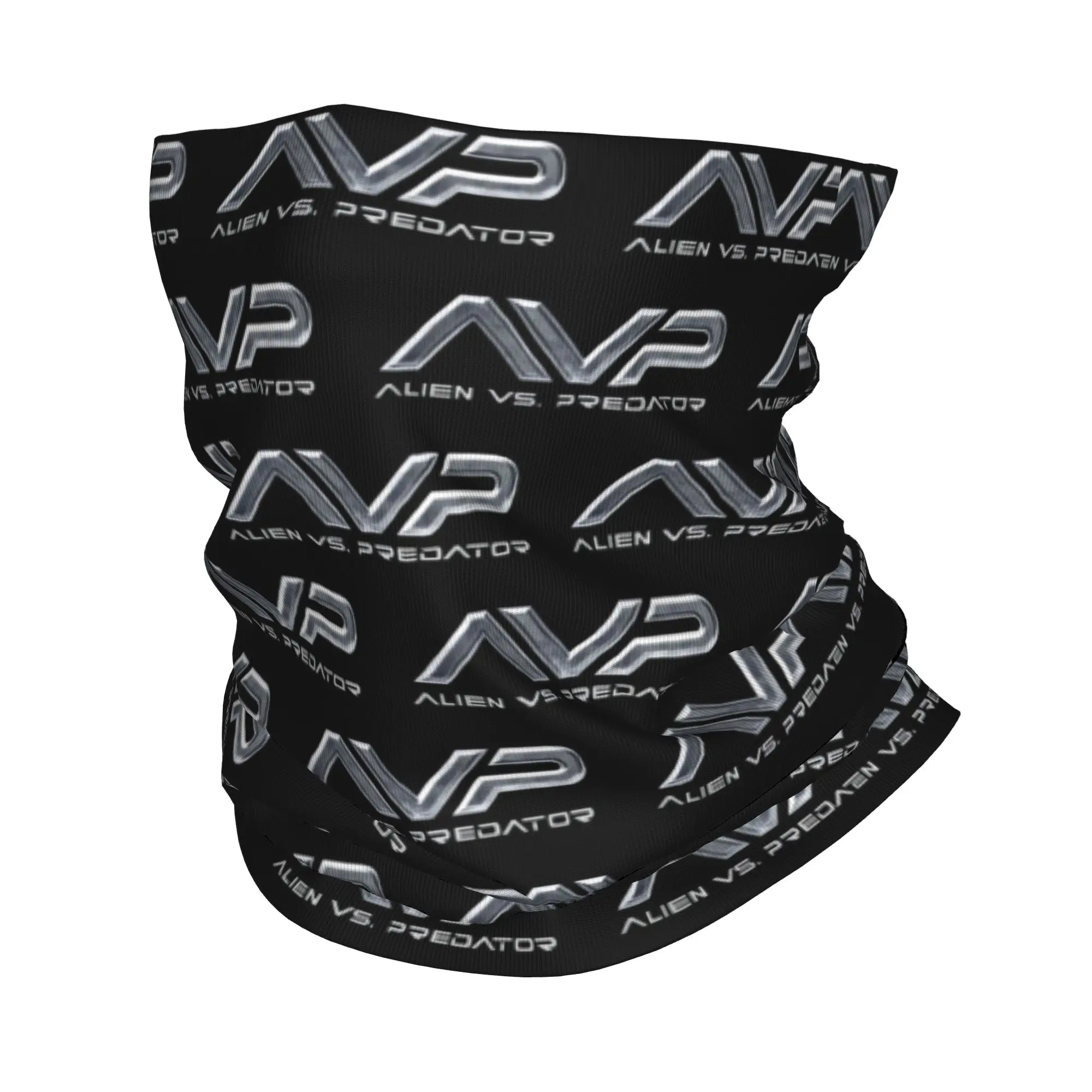 Alien Predators Logo invierno diadema calentador de cuello esquí caza tubo bufanda ciencia ficción Horror Comics cara Bandana polaina