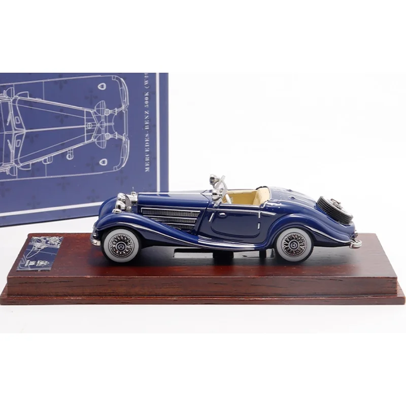 الحرية 1/64 مقياس 500K خمر السيارات العتيقة نموذج المقتنيات الحلي الزخرفية