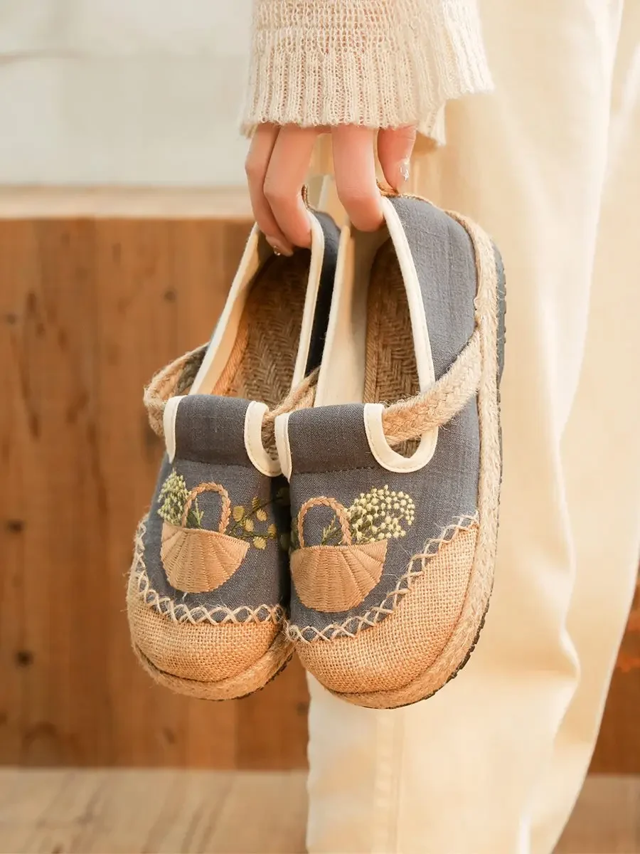 Shallow Mouth Soft Shoes Woman Female Footwear Casual Sneaker Round Toe New Dress TPR Basic Ethnic Lace-Up 2024
