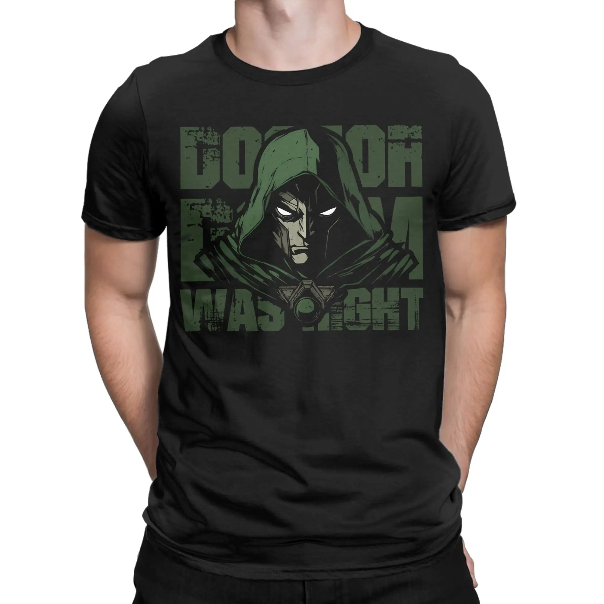 Men's T-Shirt Doctored Doomed Leisure Pure Cotton Tee Shirt Short Sleeve  T Shirt Crewneck Clothes Gift