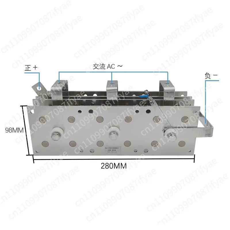 Second Guarantee Welding Machine Welding Machine Rectifier Bridge USD400ADS300A500A250A Rectifier Charger Aluminum Plate Bridge