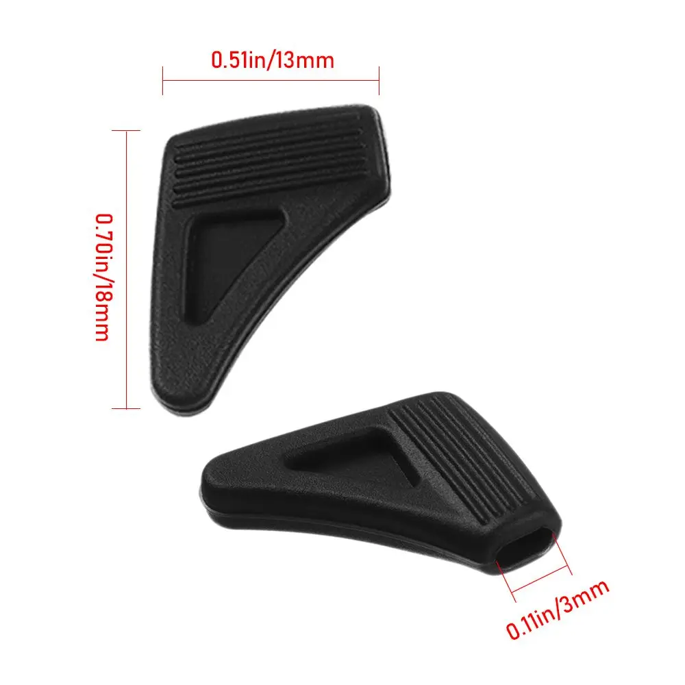 5 أزواج من إكسسوارات النظارات المضادة للضياع من السيليكون الأذن هوك المضادة للانزلاق نظارات الساقين كم غطاء النظارات #6