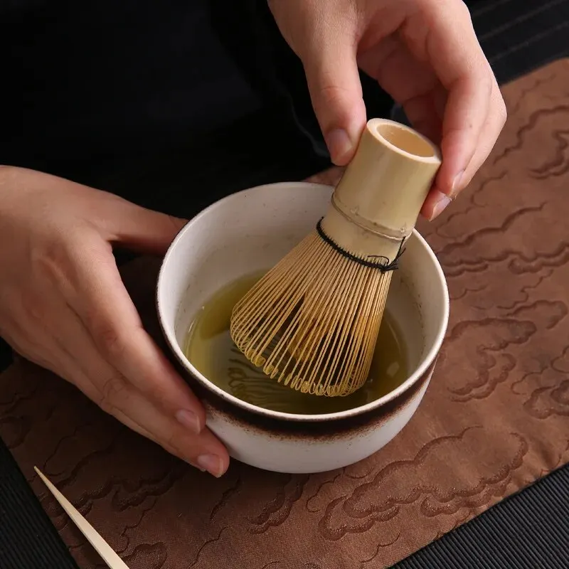 Pure Tea Brush Matcha Tools Matcha Brush Hyakumoto Rikyu Tea Tools Matcha Bowl Tea Brush Simple Tea Set Stirring Bamboo Brush