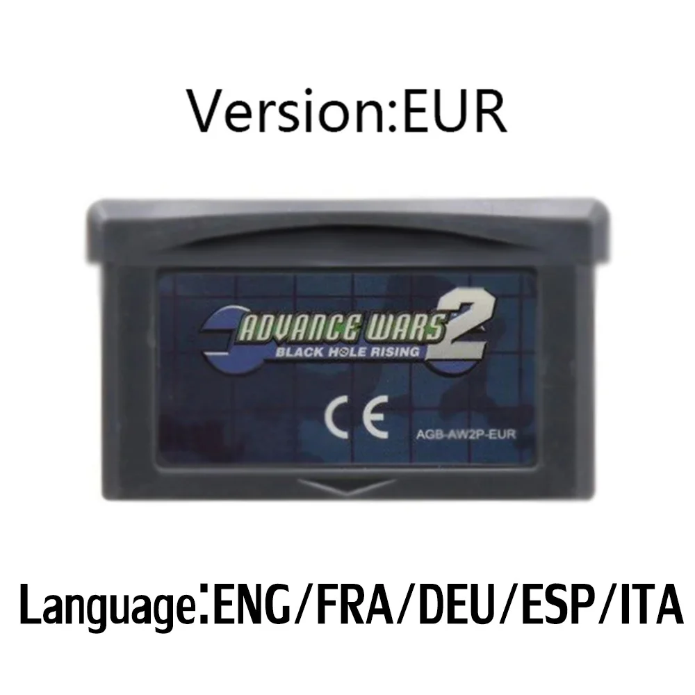 32 Bit Cartridge Video Game Console Card Advance Black Hole Rising Game Card