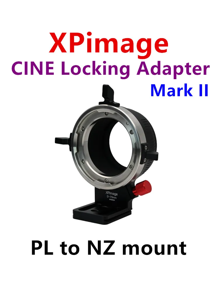 

XPimage Adapter for ARRI PL CINE Lens to Nikon Z Full Frame Mirrorless Camera,PL to Z mount Z8 Z5 Z6II Z50 Z6 Z7II Z9 ZFC