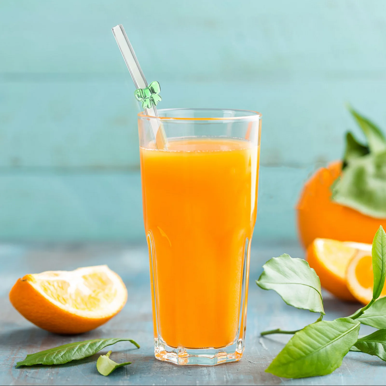 

2Pcs Reusable Glass Straws Bow Design Cute Decorative for Juices Smoothies Teas Parties Clear Decorative Glass Straws