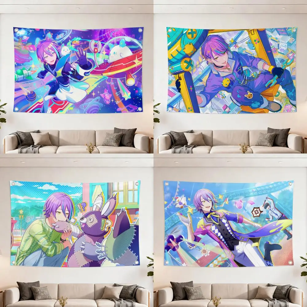 Game Character Kamishiro Rui Flags Home Yard & Garden Decor Banner - Indoor Outdoor Wall Hanging Flag