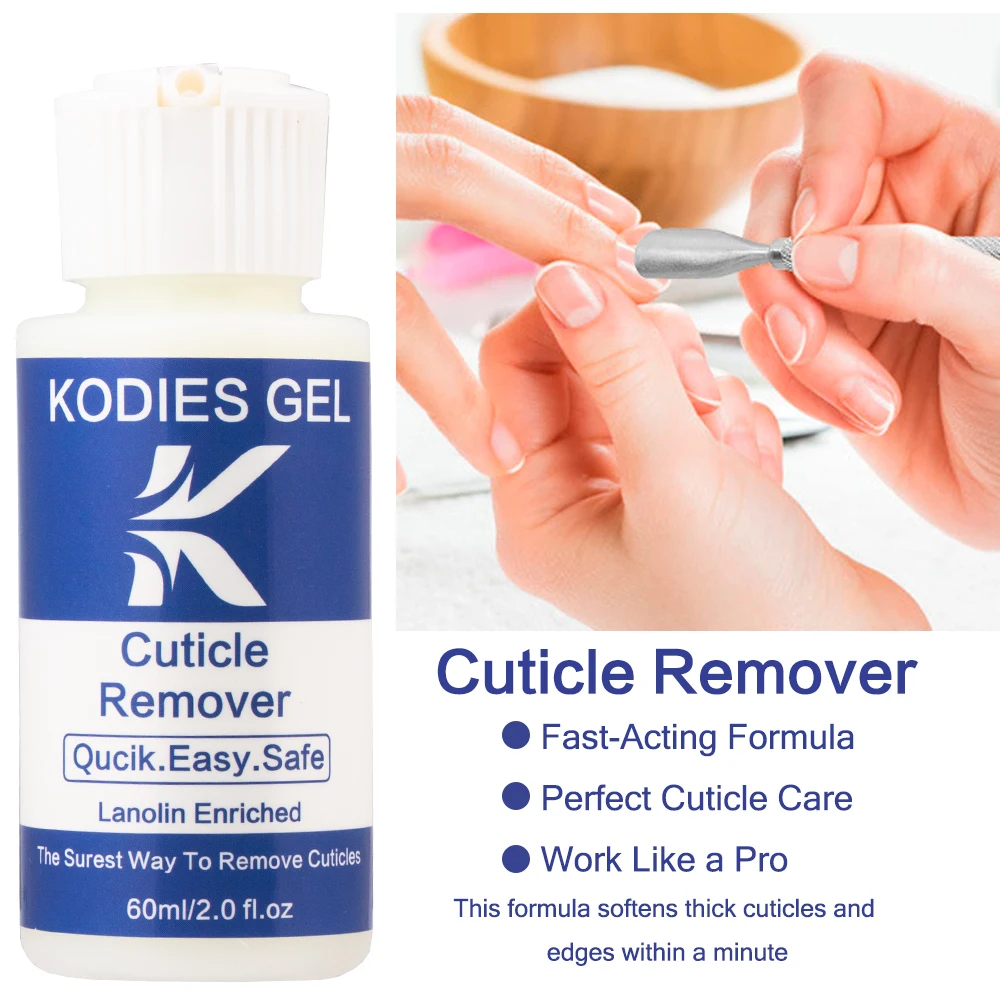 KODIES GEL Cuticle Remover Gel Softener Liquid Dead Foot Calluses Exfoliator Nail Care Repair Pedicure Manicure Treatment Tools