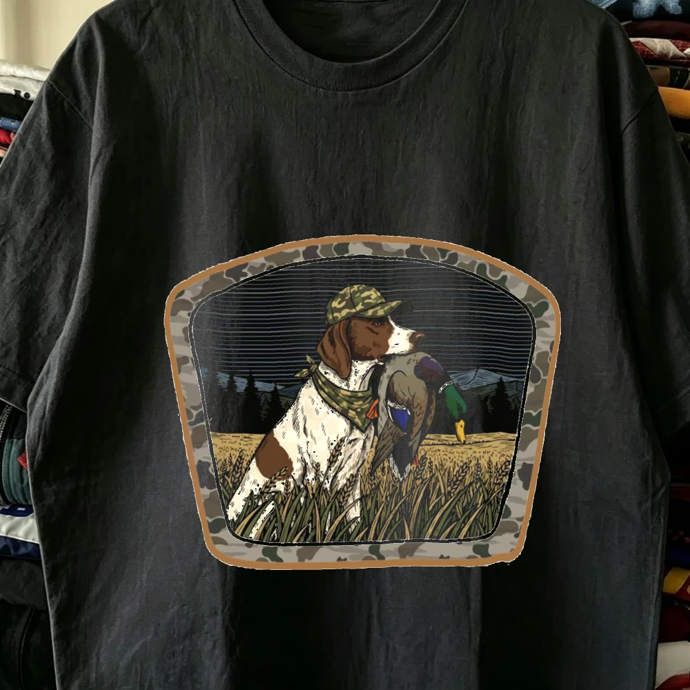 Kaos Pria Vintage Motif Anjing - Outdoor Adventure Holidays ulasan dan harga