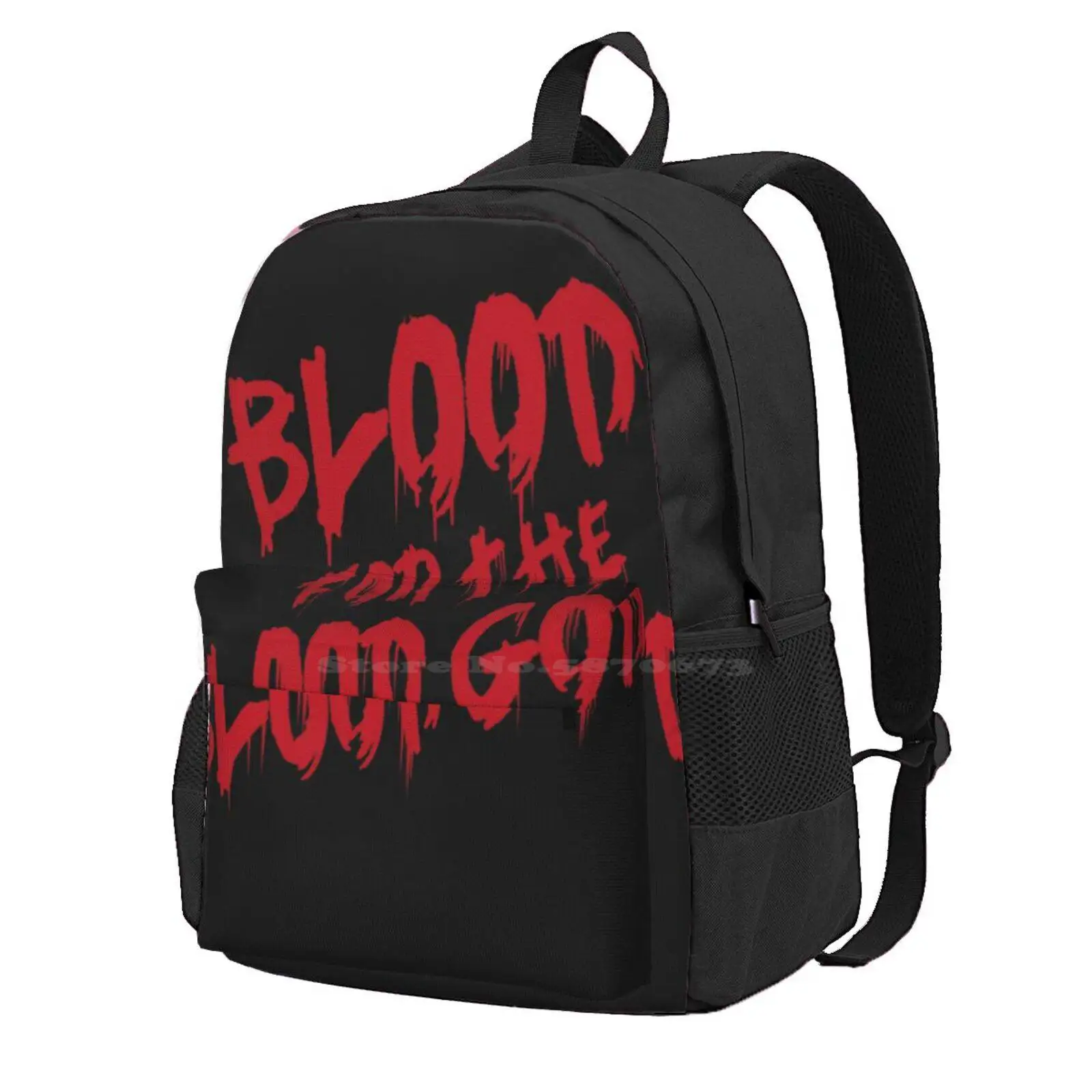 Khorne Chaos God Graffetti - Blood For The Blood God -Plain Hot Sale Schoolbag Backpack Fashion Bags Khorne Nurgle Fantasy