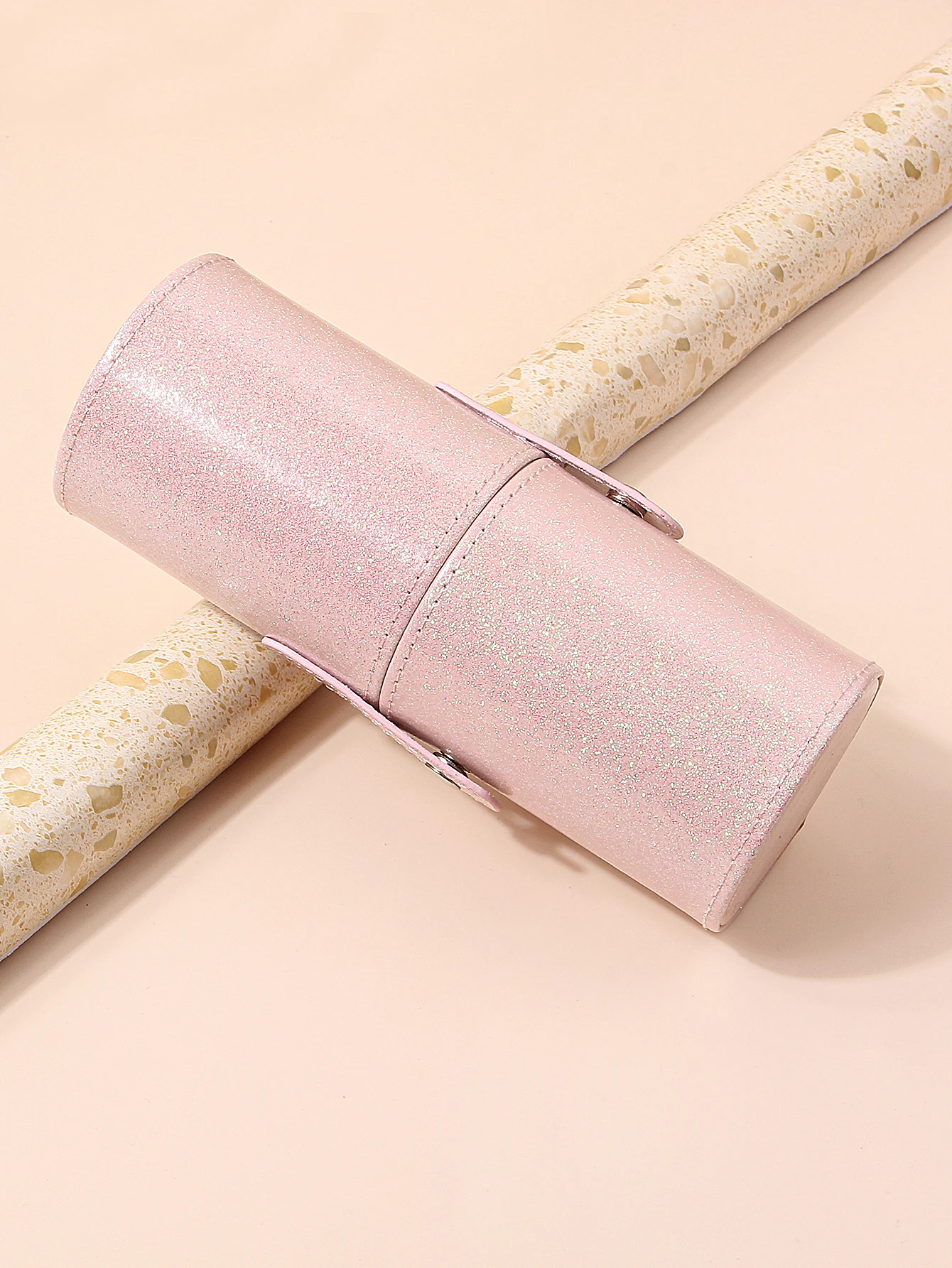 Multi-Color Option PU Leather Makeup Brush Bucket Portable Travel Cosmetic Bag Multi-Function Dust-Proof Waterproof Makeup Brush