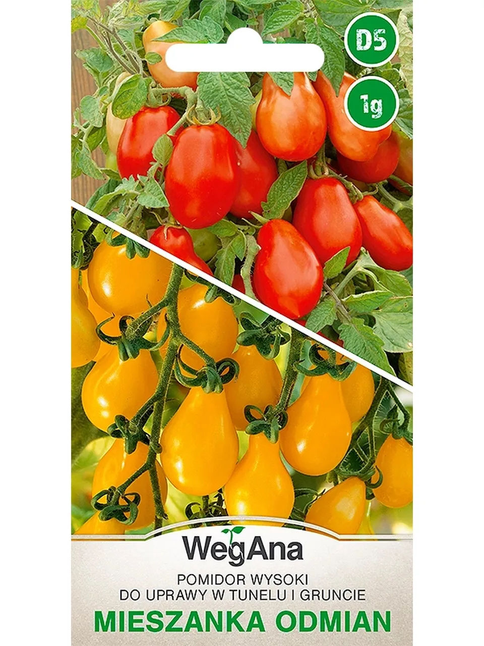 Tomato tall for tunnel and ground blend of cherry varieties with pear-shaped fruit 1g seeds-VegAna