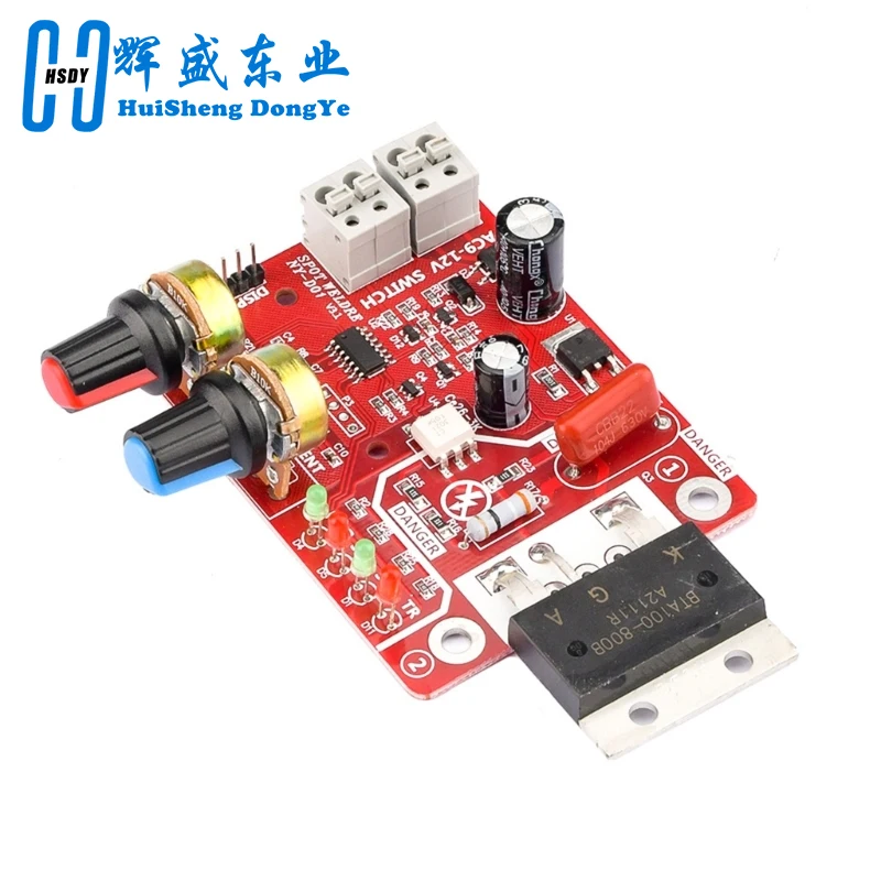 DIY NY-D01 Control Board 40A/100A Spot Welding Machine Control Board Welder Panel Adjust Time Current Digital Display