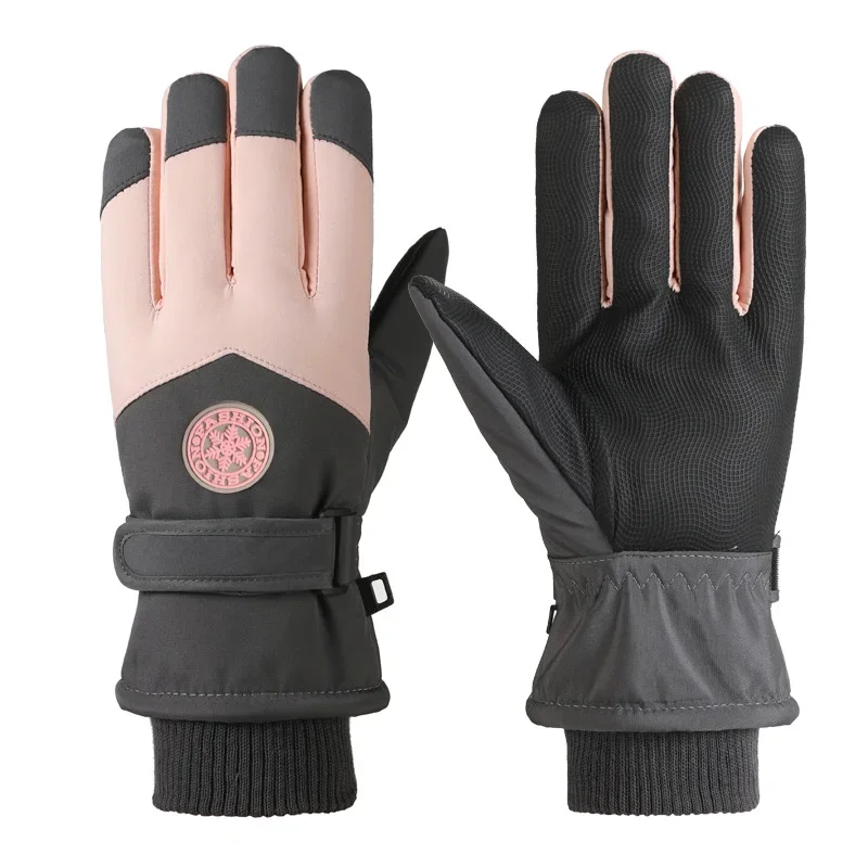 Waterdichte Ski Handschoenen Dames Winter Touchscreen Sneeuw Handschoenen Fleece Gevoerde Warme Thermische Handschoenen Voor Snowboardskiën Fietsen