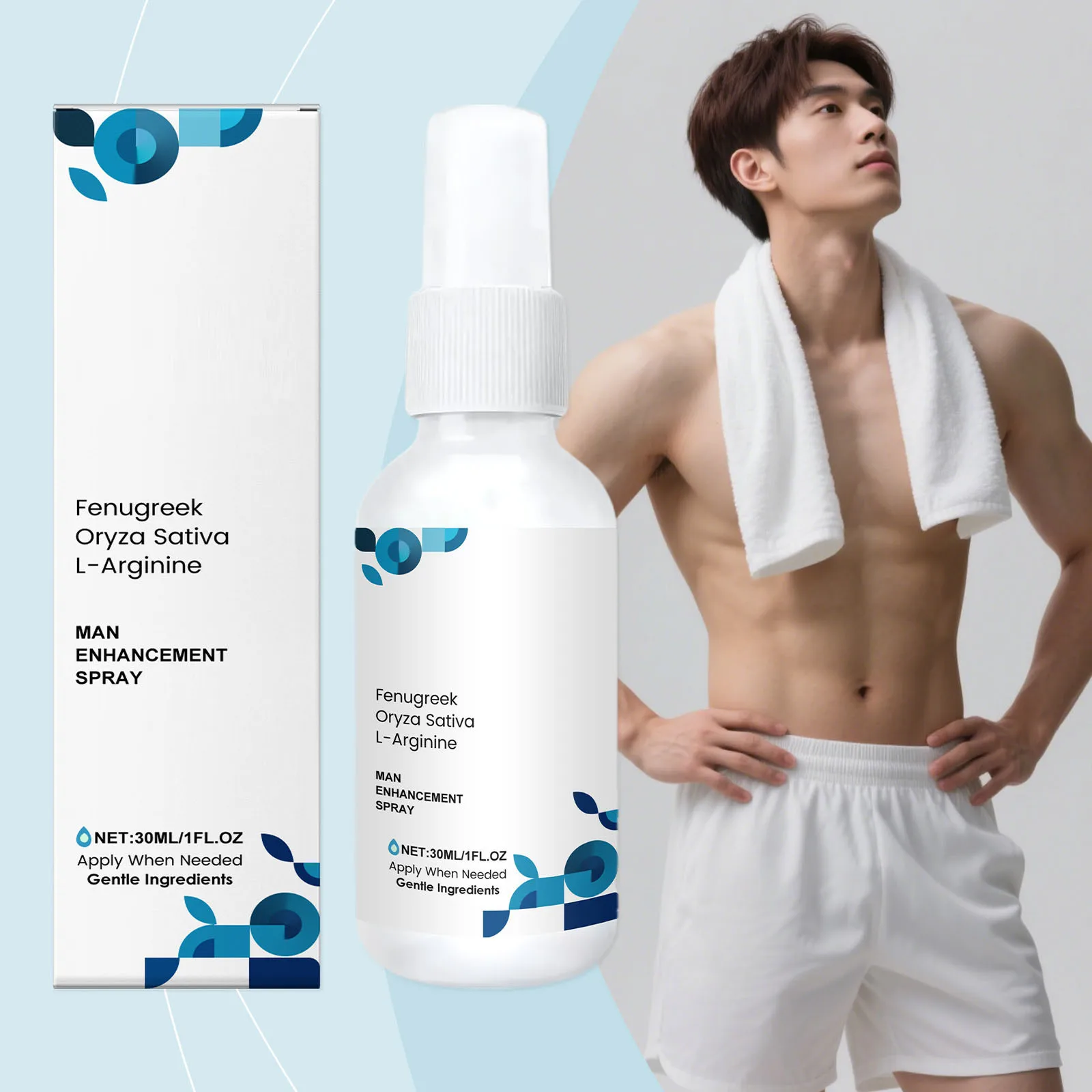 يتم تصميم رذاذ تعزيز الرجال للعناية الخاصة بالرجال. يقدم الأمر تأثيرًا بسرعة ويوفر دعمًا طويلًا للحظة #5