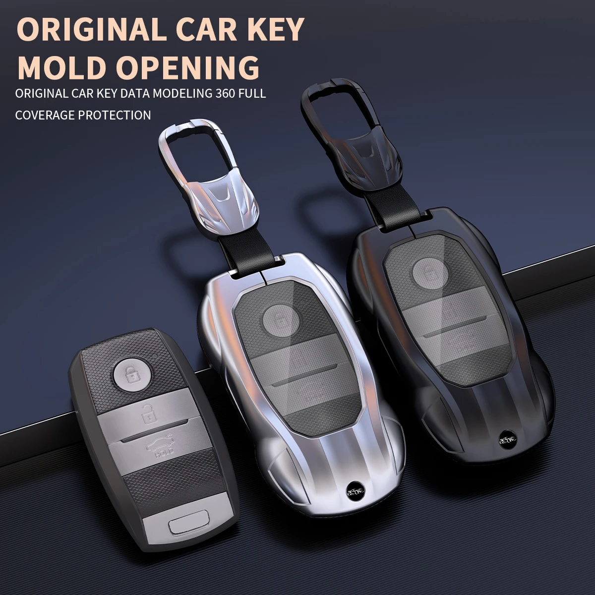 For Kia Ceed Rio Rio5 Sportage R K3 KX3 K4 K5 Ceed Sorento Cerato Optima Zinc Alloy Silicone Car Key Cover Case Holder Accessory