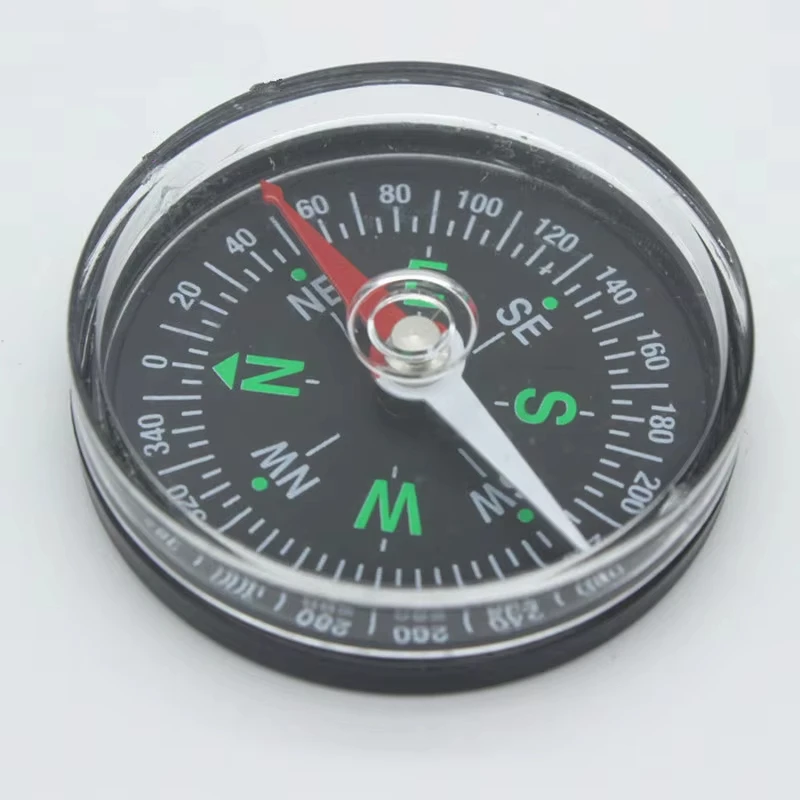 Outdoor Mountaineering Camping Positioning Compass Student Children Science Experiment Plastic Compass