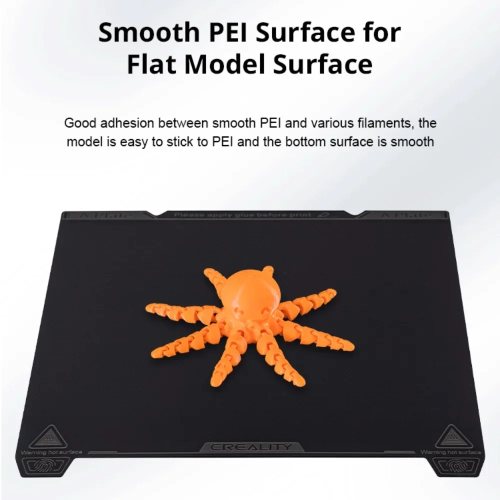 Creality Smooth PEI Build Plate Kit 315*310mm-With Soft Magnetic Sticker for K1 Max/Ender-3 V3 Plus 3D Printer Printing Platform