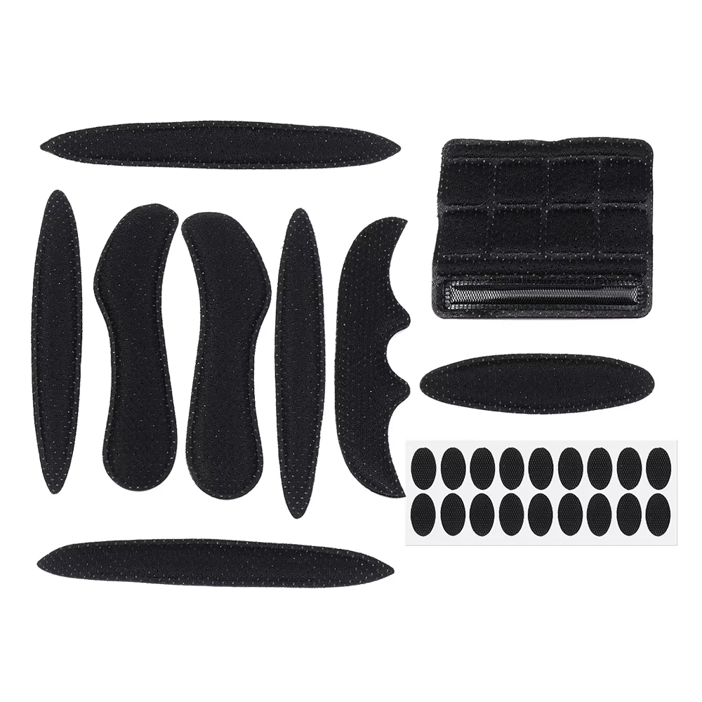 27pcs/set Helmet Padding Kits Sealed Sponge Replacement Motorcycle Bicycle Cycling Universal Foam Pads Set