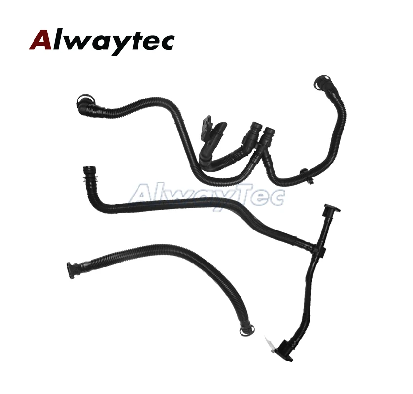 Crankcase Breather Vent Hose Assembly Connect Hose Pipe Air Pump Hose Line for AUDI VW 06E103217K  06E131143BB 06E133817C