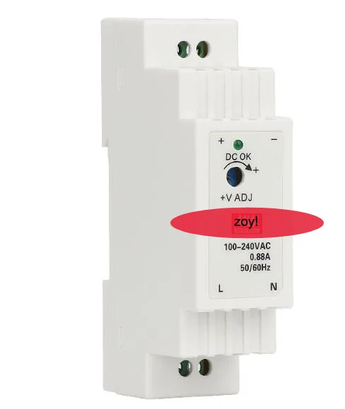 DR-15 15W Single Output 5V 12V 15V 24V Din Rail Mounting Industrial Switching Power Supply Supplier
