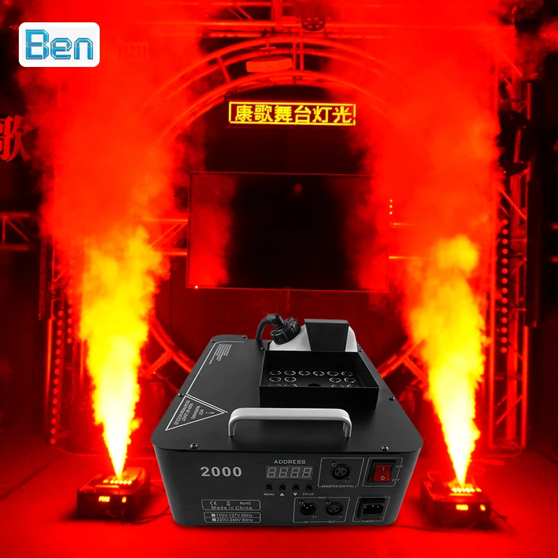

New 1500W DMX LED Fog Machine DJ Stage Smoke Machine 24x3W Professional Fogger For Disco Music Party Wedding