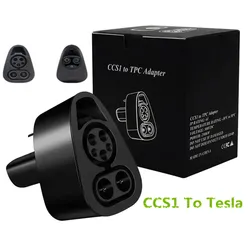 Carregamento rápido Converter Head Adapter para Tesla, American Standard, CCS1, CCS1 para Tesla