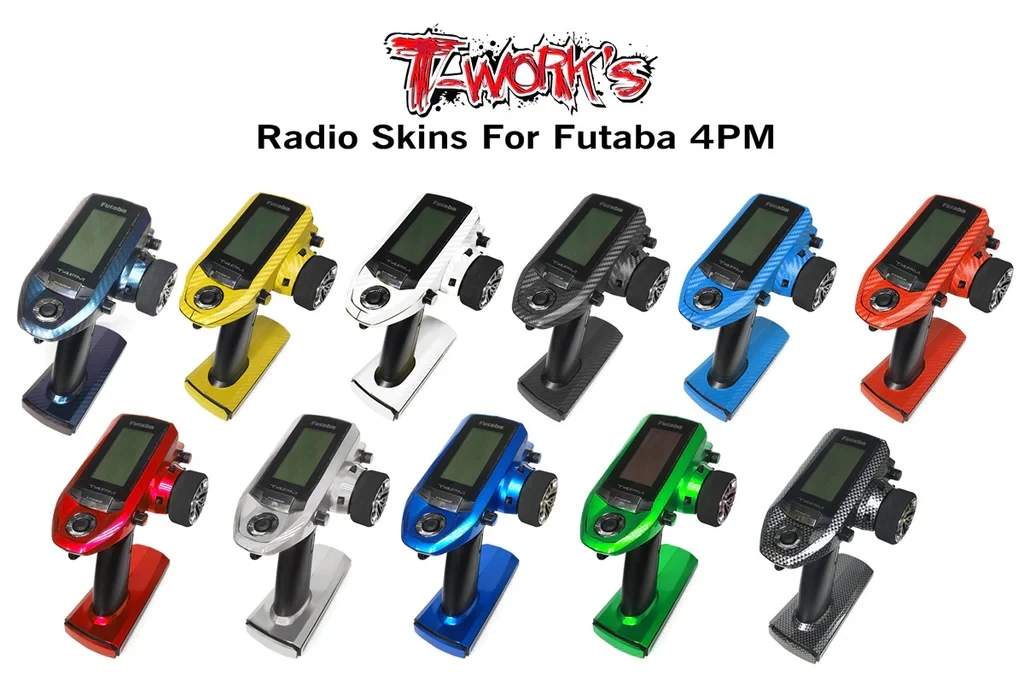 

T-WORK'S Futaba 4PM TS-048 3D графитовая наклейка зеркало хромированная наклейка на кожу радио для futaba 4PM подарочная защитная пленка для экрана